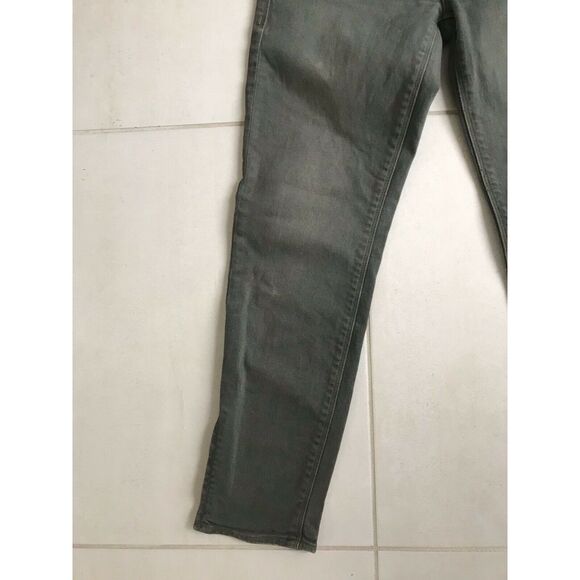 Madewell Distressed Low Rise Crop Ankle Zip Stretch Jeans FLAW - Picture 4 of 8